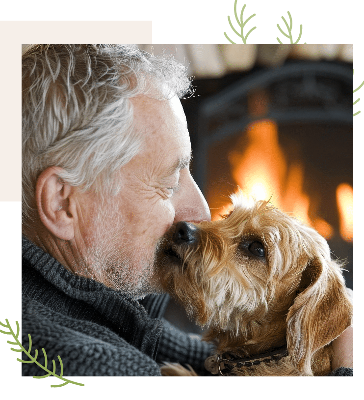 Man with Dog